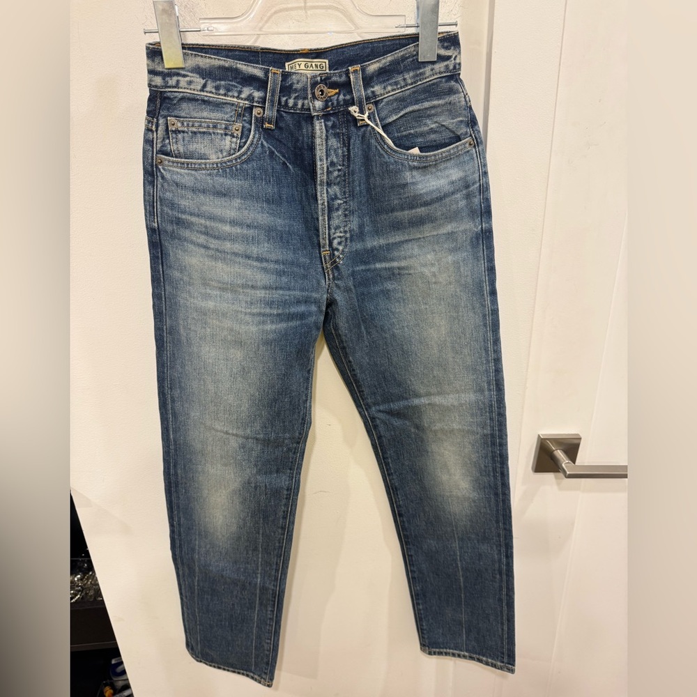 Hey Gang Women's Straight Leg Blue Jeans